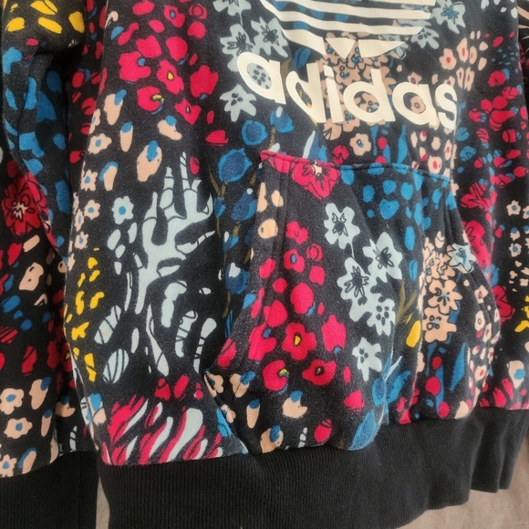 Adidas Originals W Trefoil Logo Hoodie "Corsages" (multicolor) - Picture 3 of 8